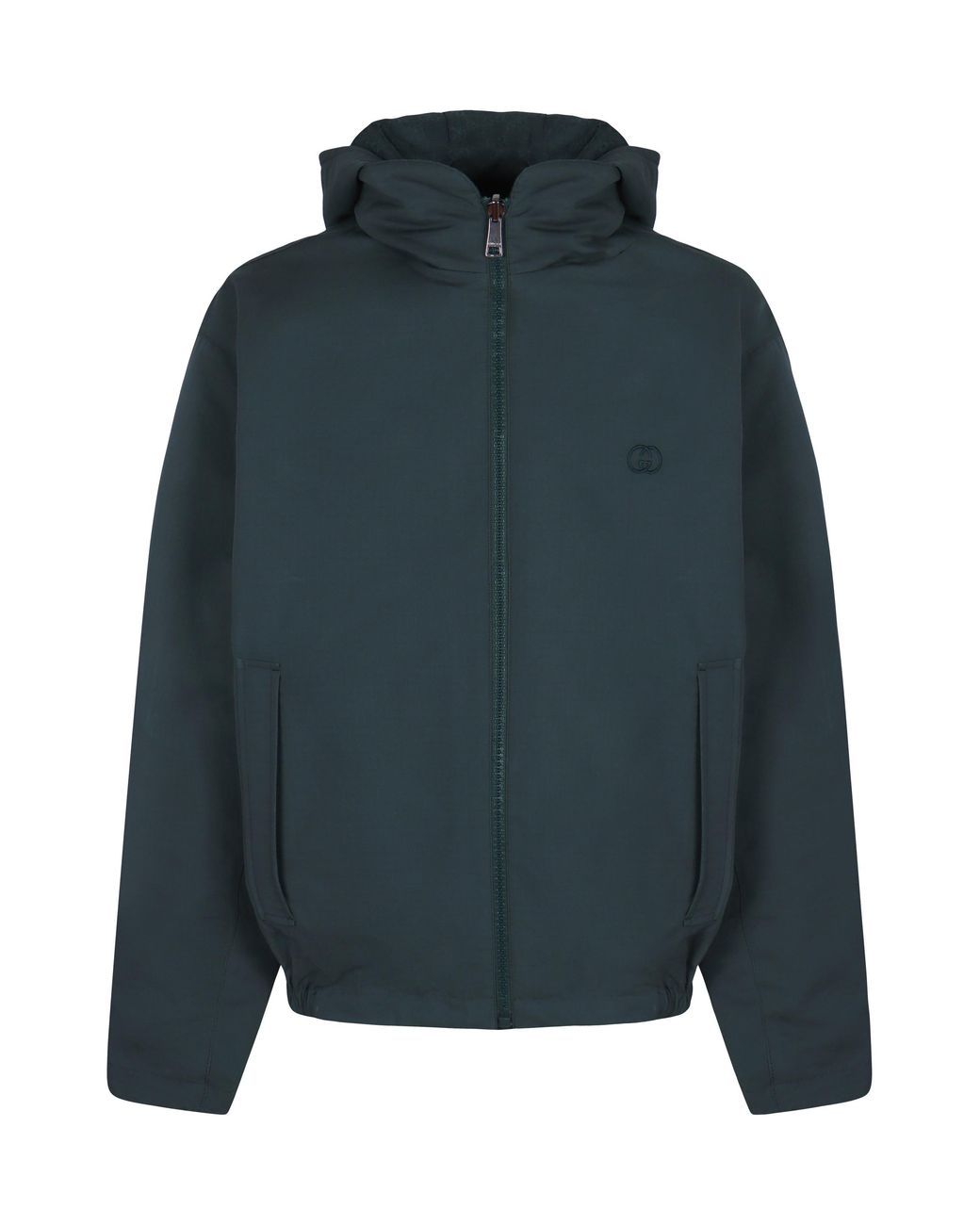 Gucci Blue Reversible Jacket In Ripstop Cotton for men