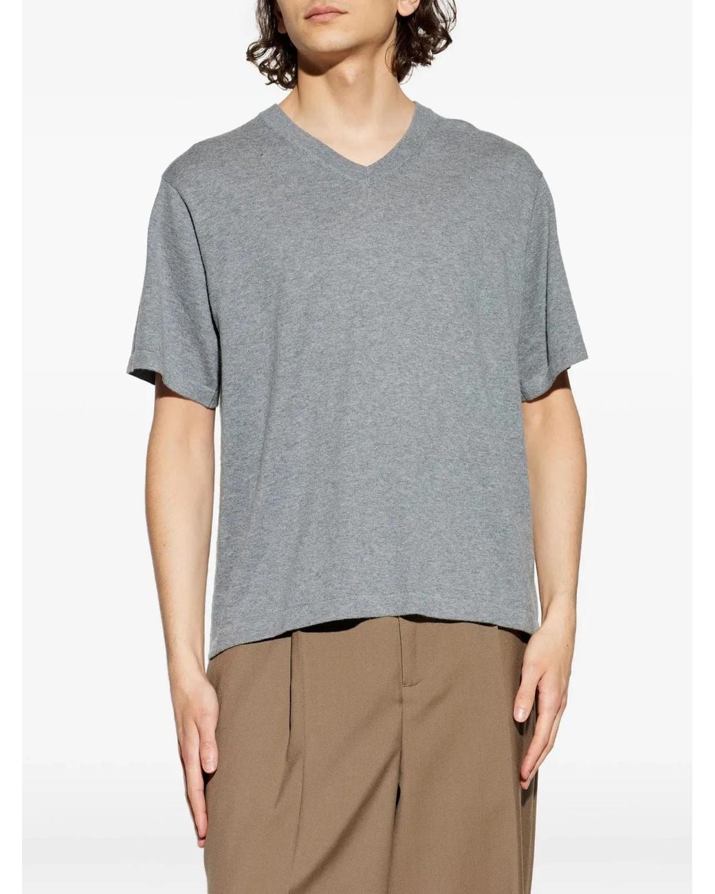 Lisa Yang Gray Brayden T-Shirt for men