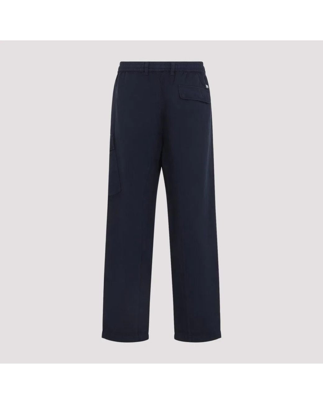 C P Company Blue C.P.Company Cotton Cargo Pants for men