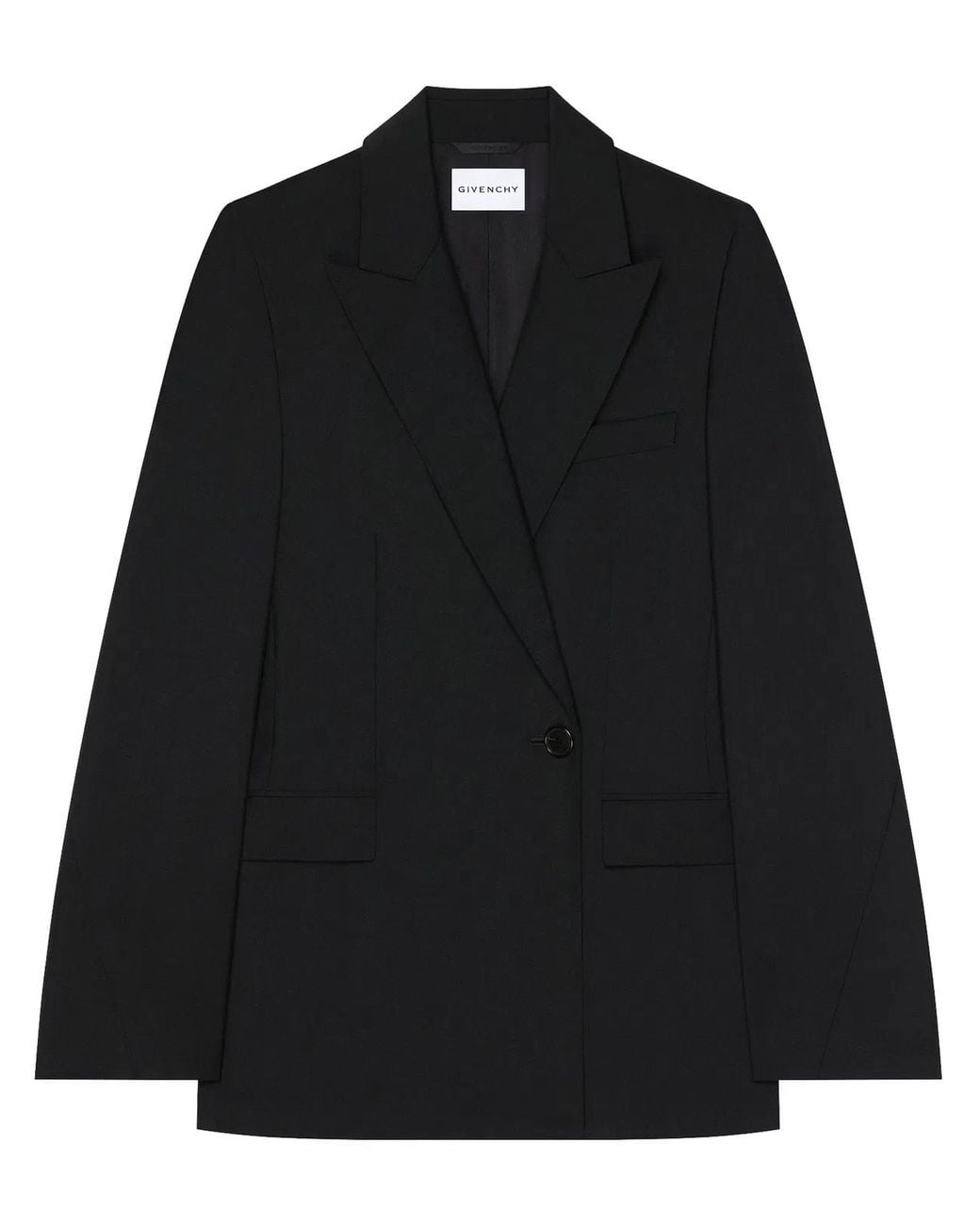 Givenchy Black Double-Breasted Tailored Jacket