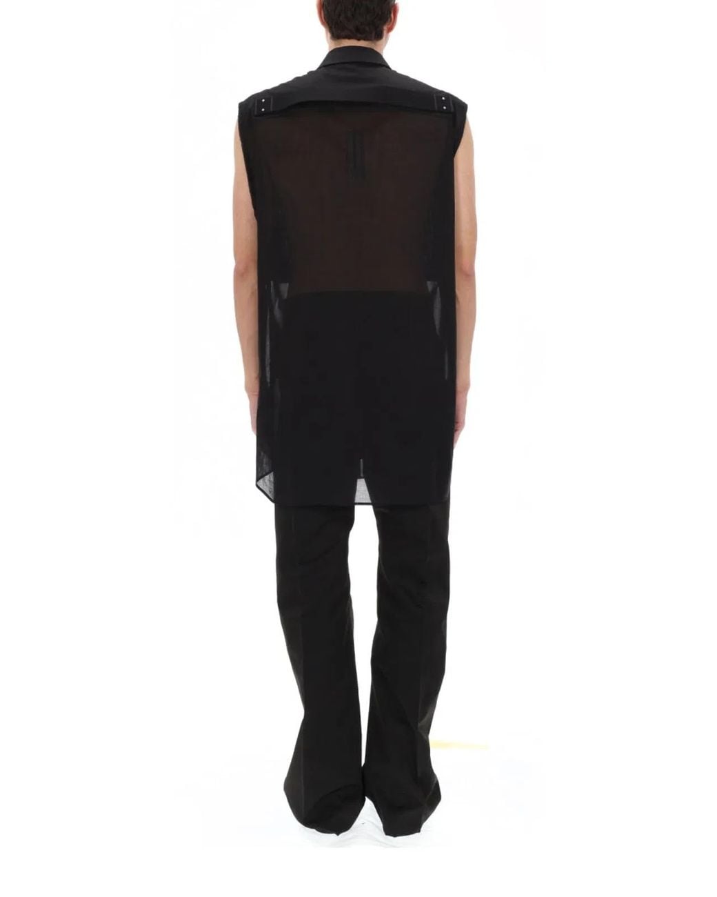 Rick Owens Black Cotton Shirt for men