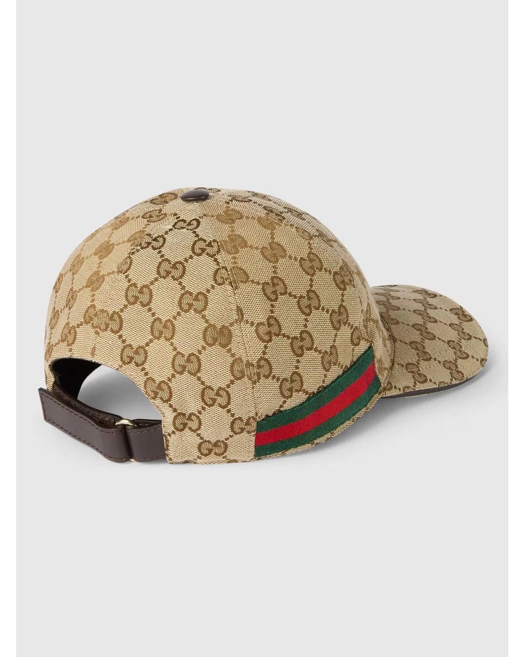 Gucci Natural Baseball Cap Made Of Gg Fabric for men