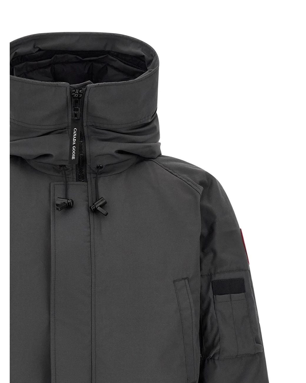 Canada Goose Gray Padded 'Chilliwack' Bomber Jacket for men