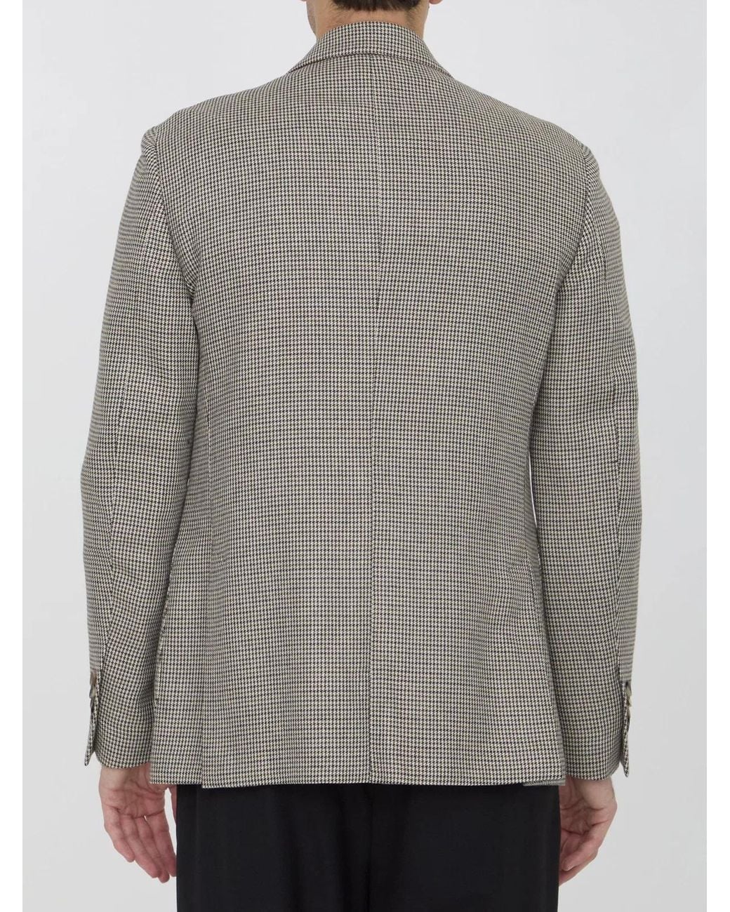 Lardini Gray Houndstooth Jacket for men