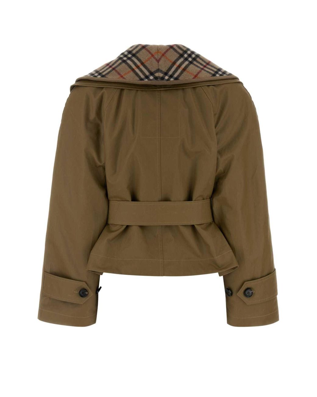 Burberry Green Army Cotton Jacket