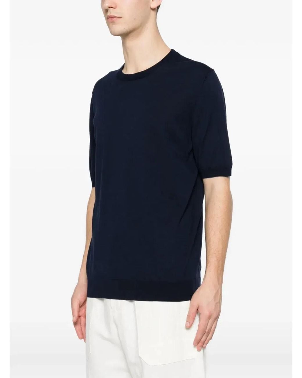 Tagliatore Blue Josh Sweater for men