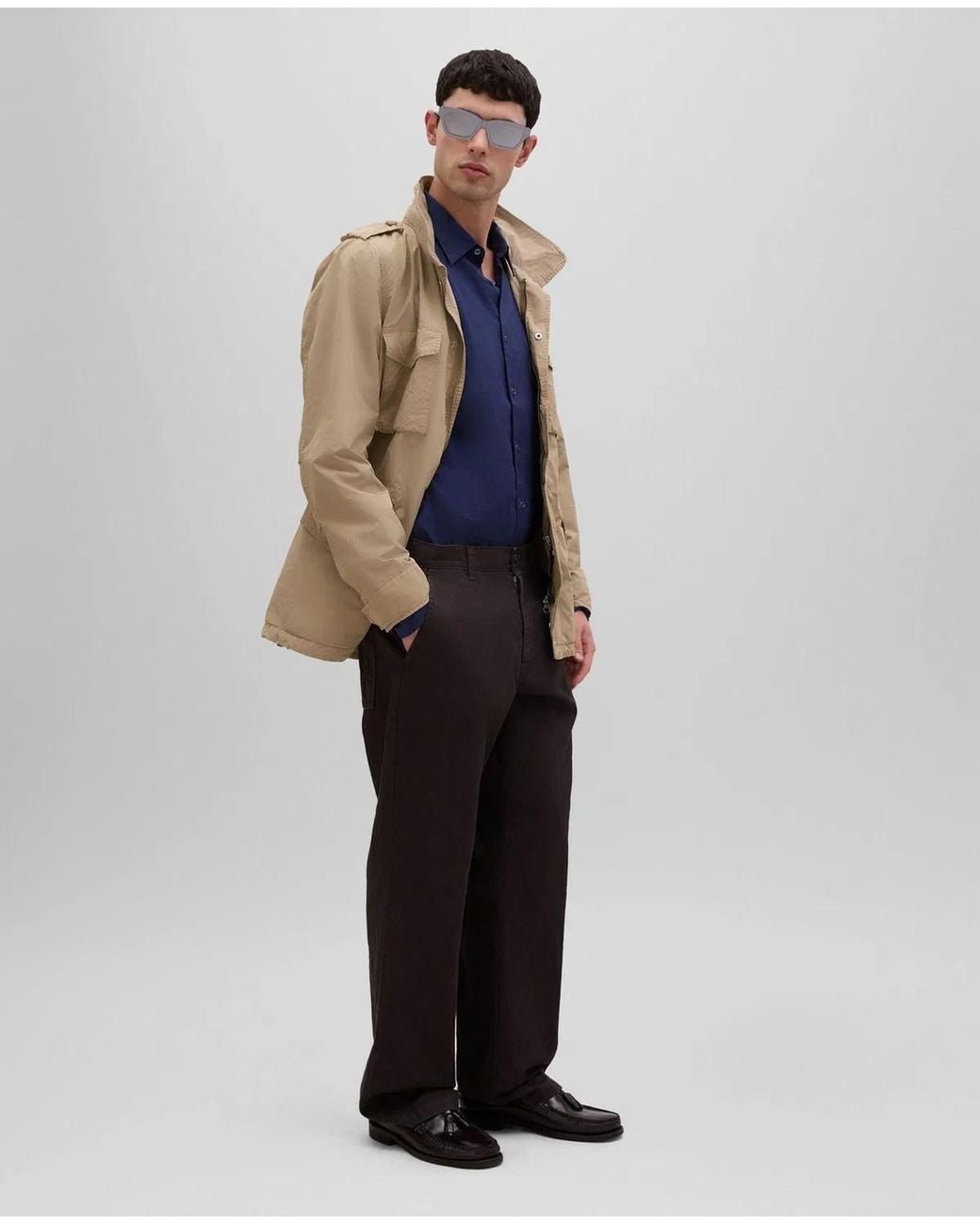 Aspesi Blue Camicia Sedici for men