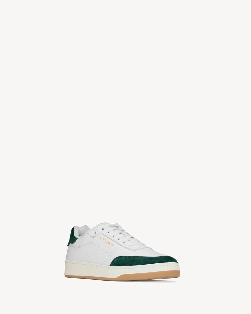 Saint Laurent White Sl/61 Leather Trainers for men