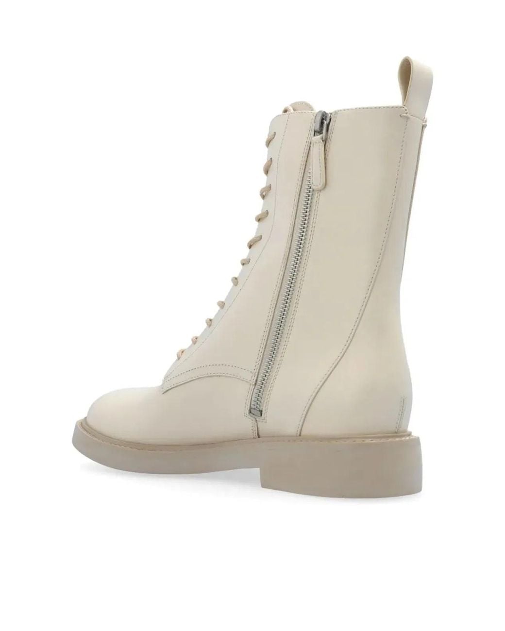 Tory Burch Natural Ankle Boots