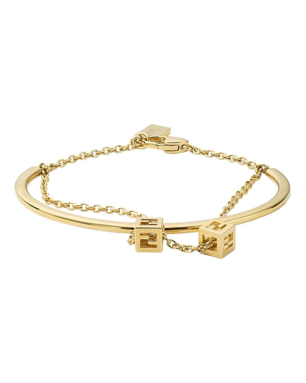 Fendi Metallic Bracciale Faces