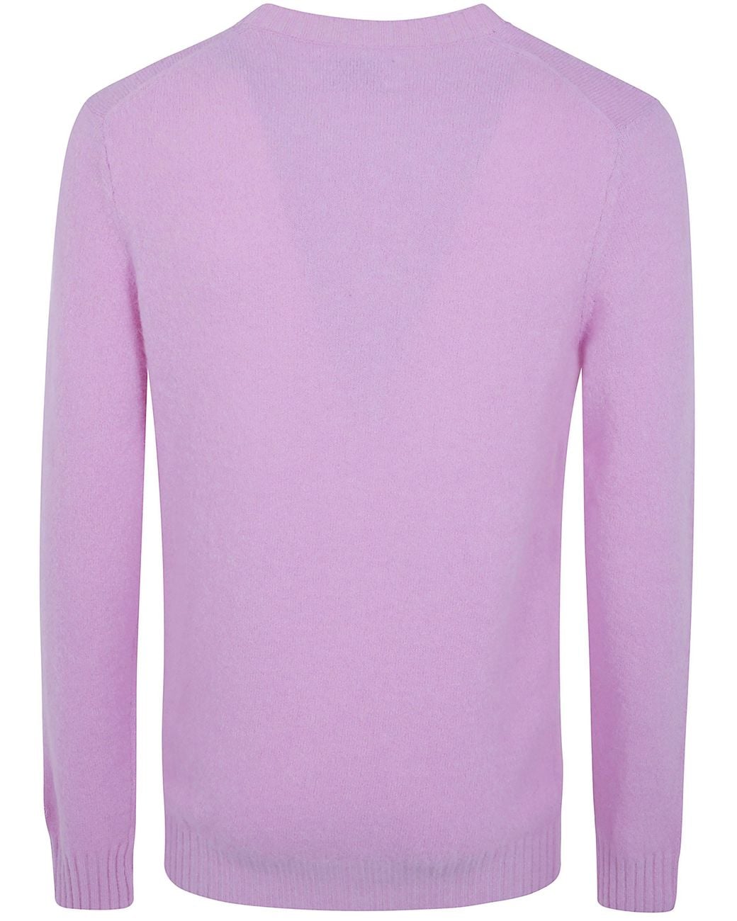 Mc2 Saint Barth Purple "Regent" Alpaca Round Neck Sweater for men