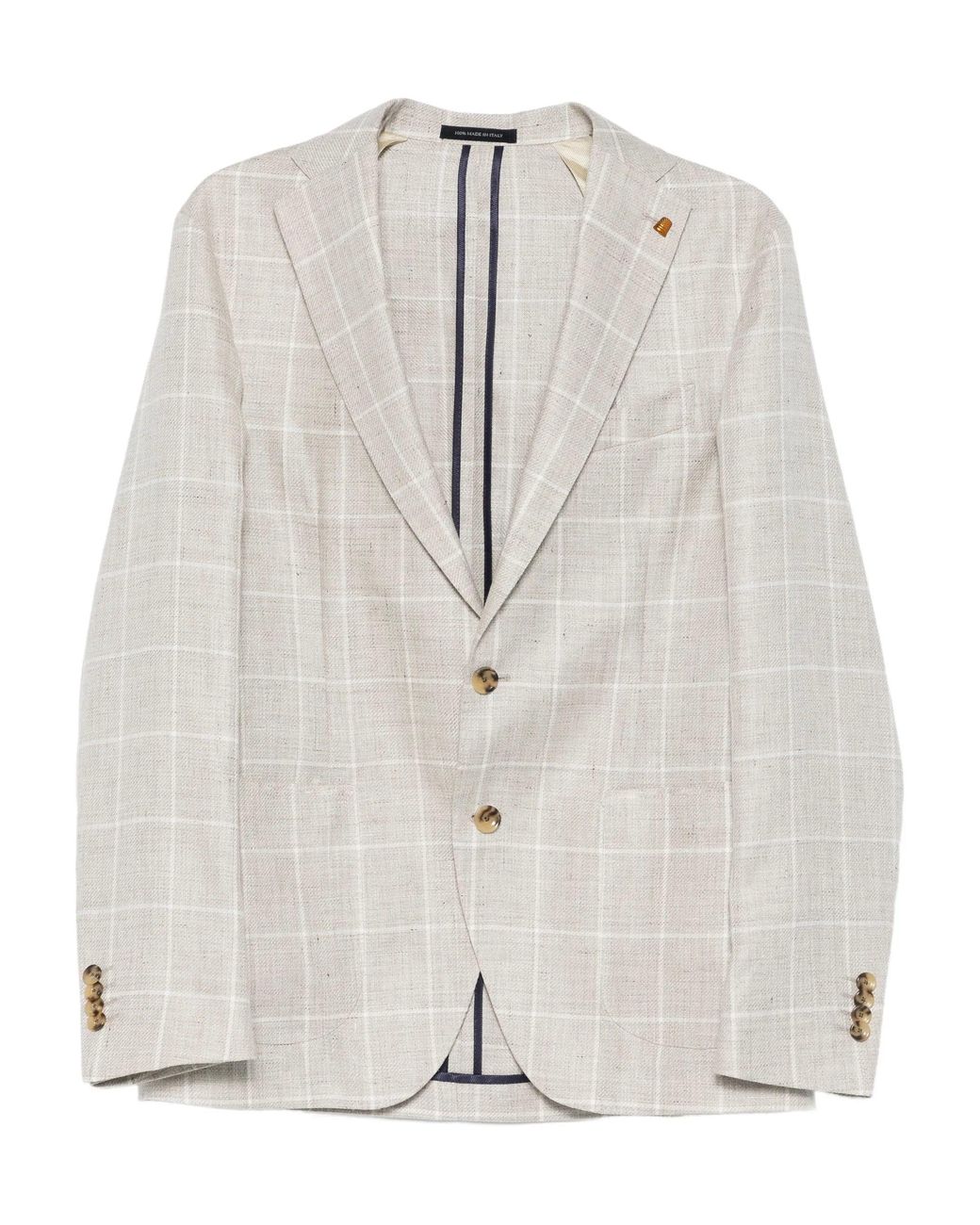 Latorre White Linen Wool Jacket for men