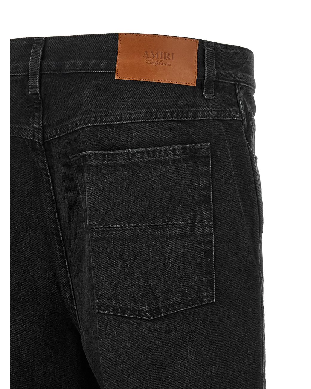 Amiri Black Flared Leg Jeans for men