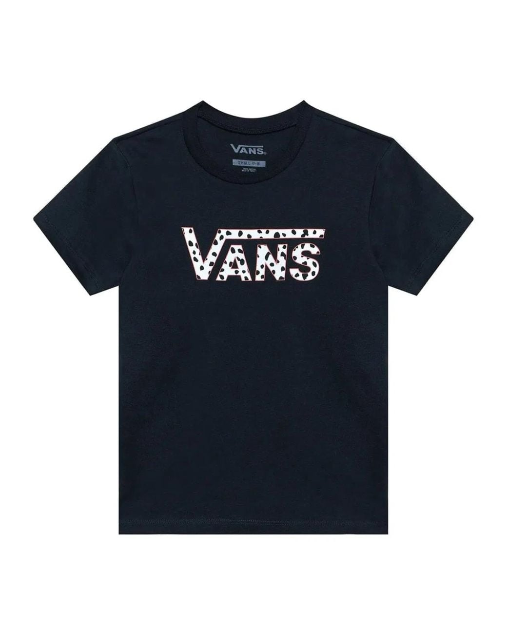 Vans Blue "Dalmation V Crew" Logo T-Shirt