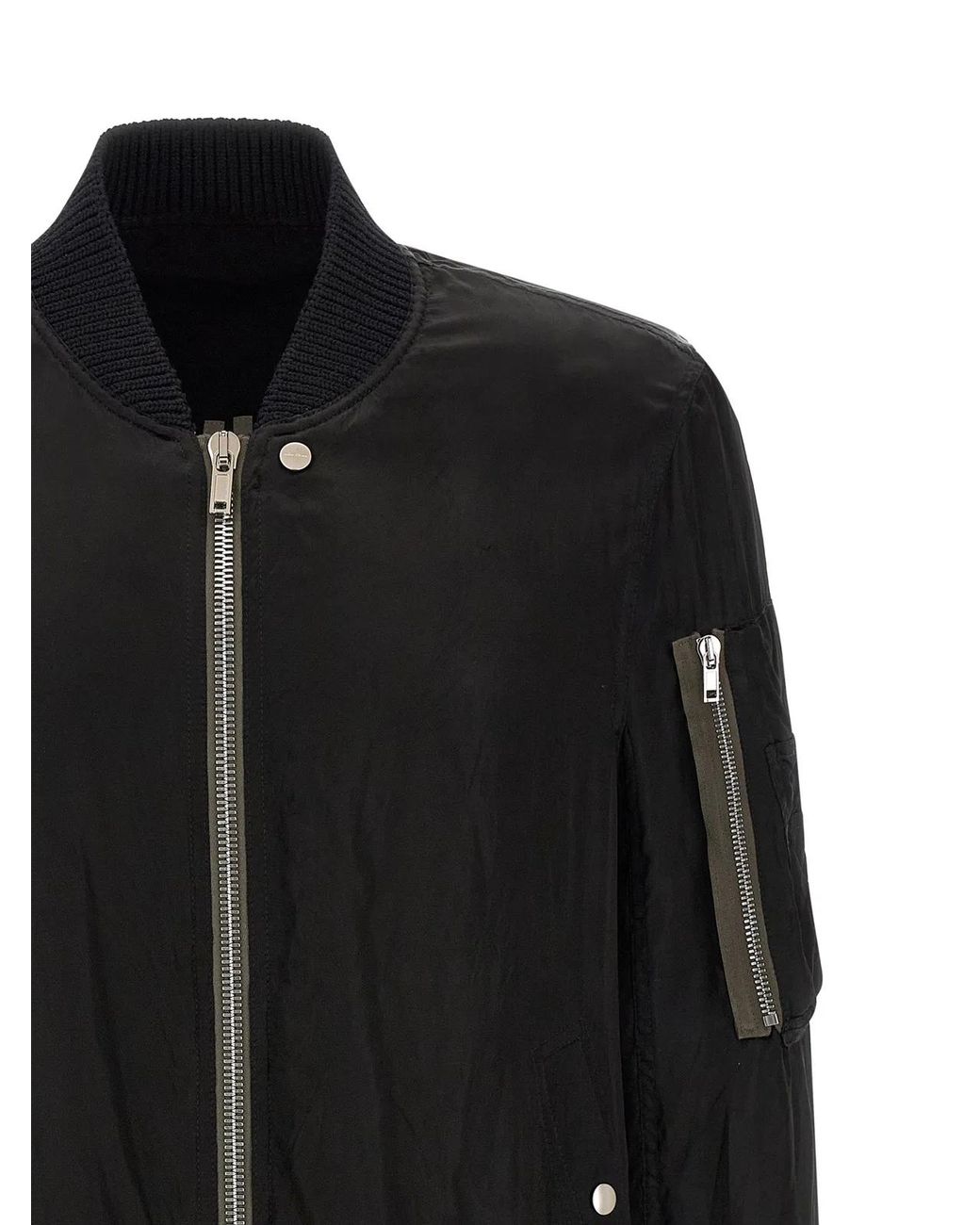 Rick Owens Black Copper Bomber Clothing for men