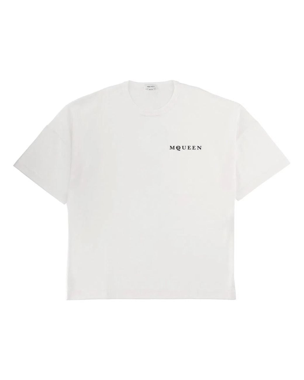 McQueen White T-Shirt With Logo for men