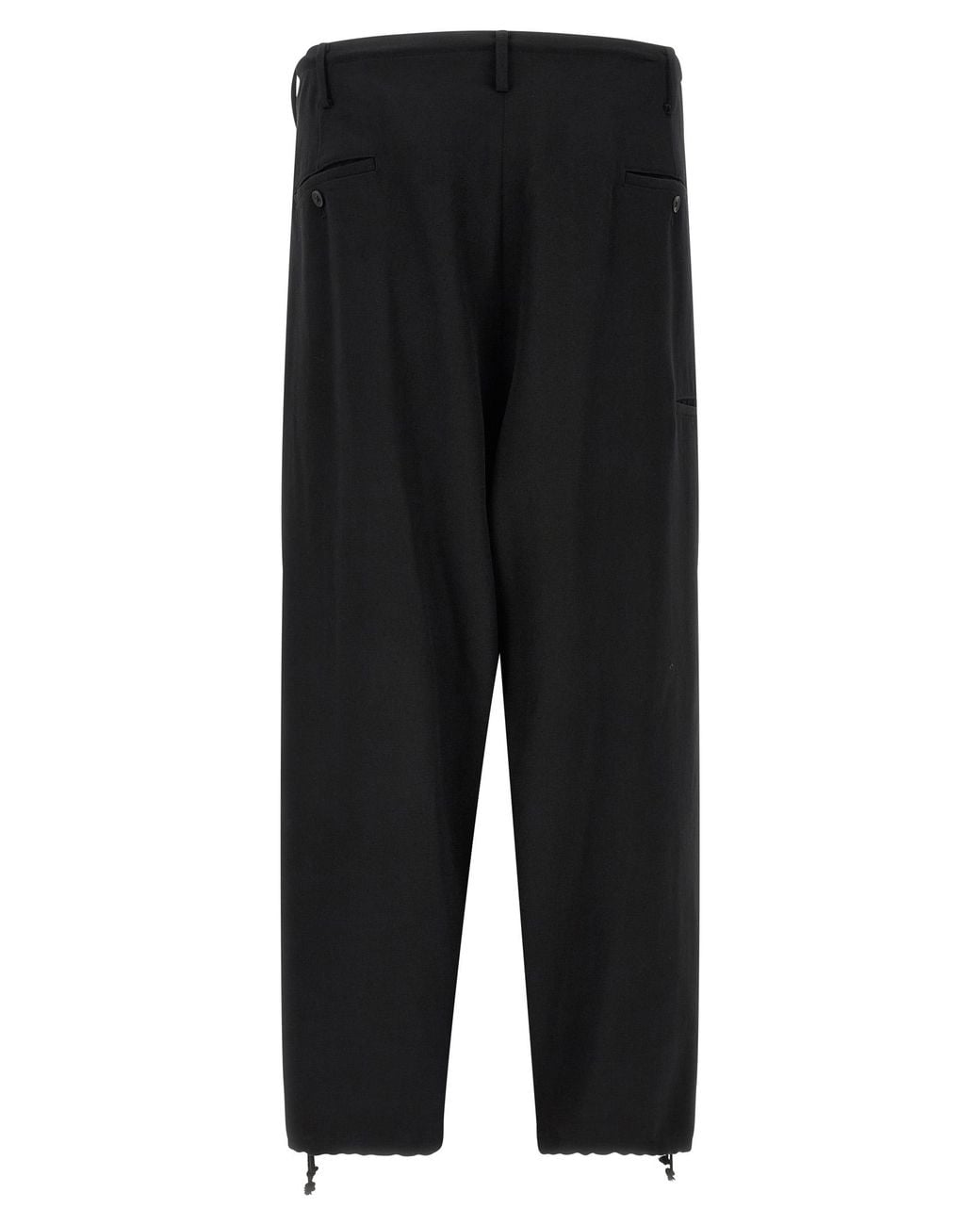 Yohji Yamamoto Black 'New Standard Wallet' Pants for men