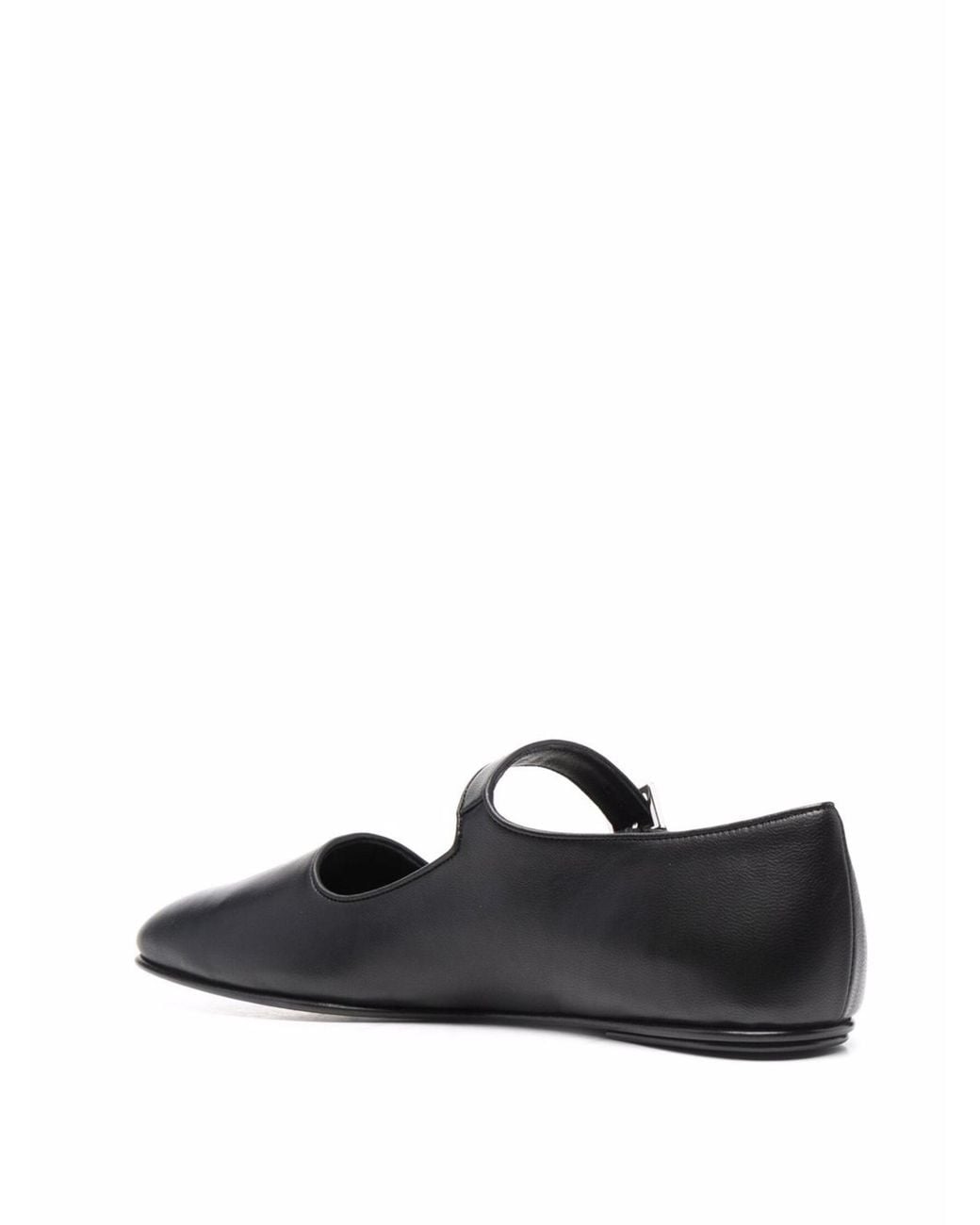 The Row Black Ava Mary Jane Shoes
