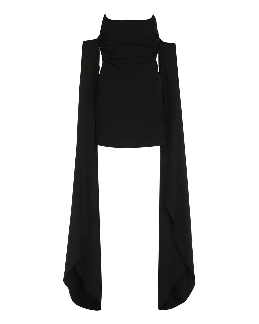 GIUSEPPE DI MORABITO Black Jersey Mini Dress