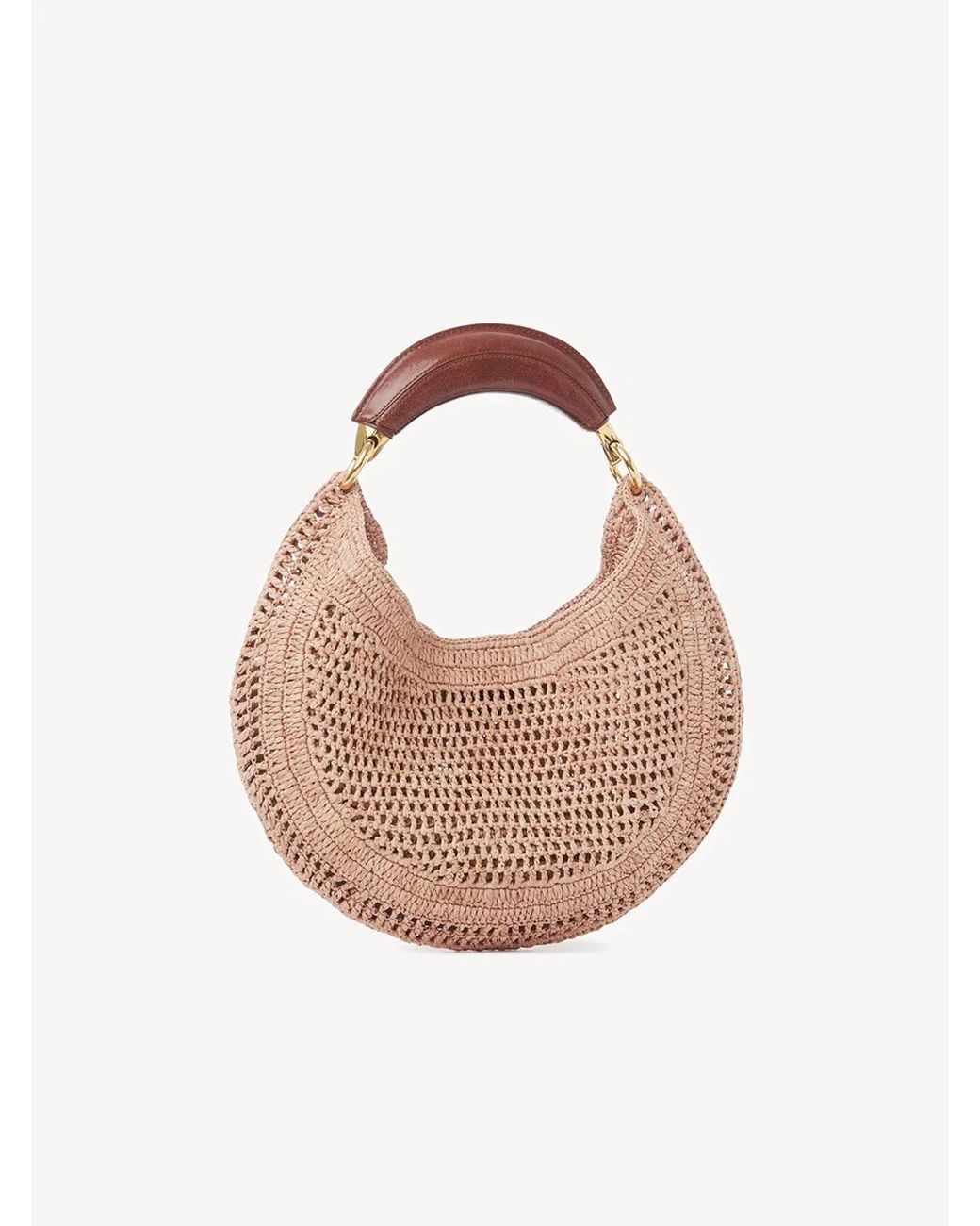 Chloé Pink Summer Banana Hobo Bag