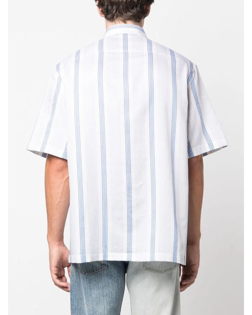 Etro Blue Shirt With Logo for men