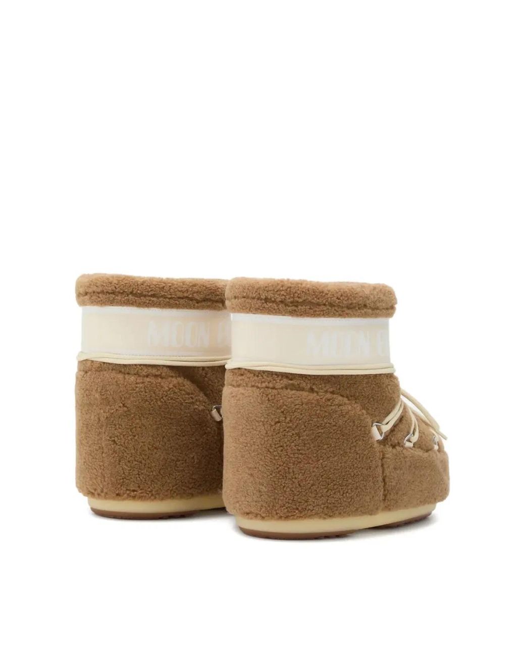 Moon Boot Natural Icon Low Fleece Teddy Snow Boots
