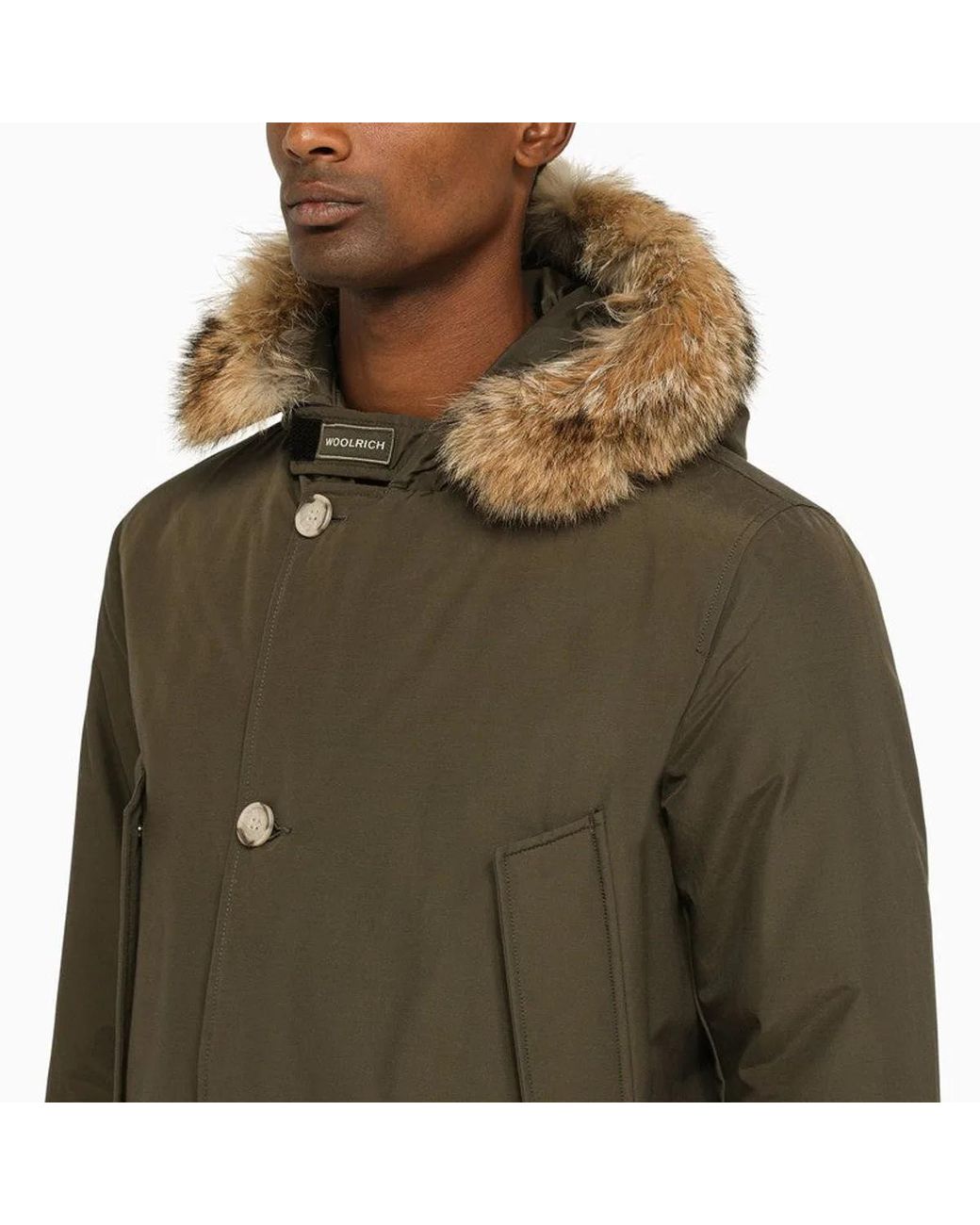 Woolrich Green Classic Arctic Parka for men