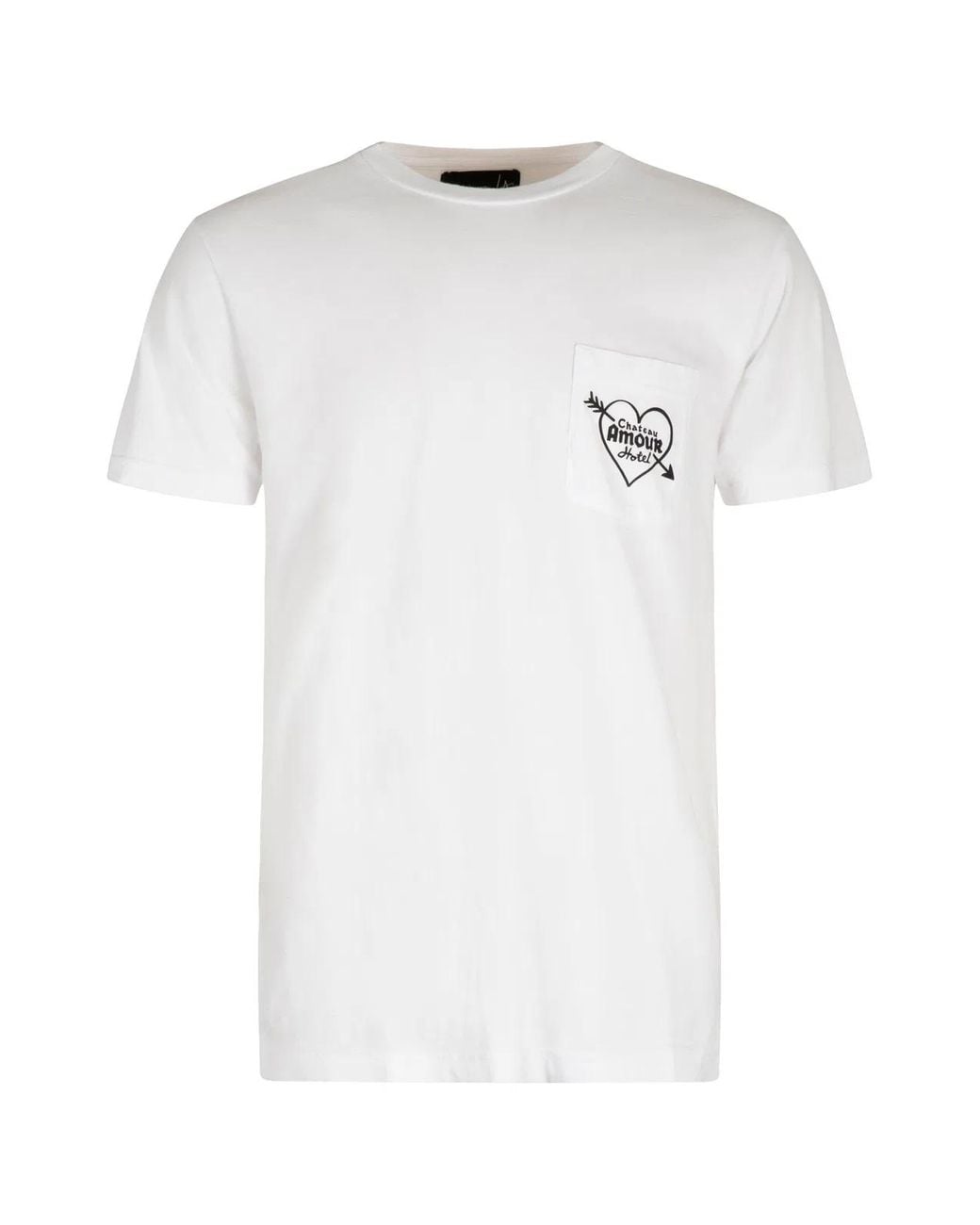 Local Authority White Cotton Crew-Neck T-Shirt for men