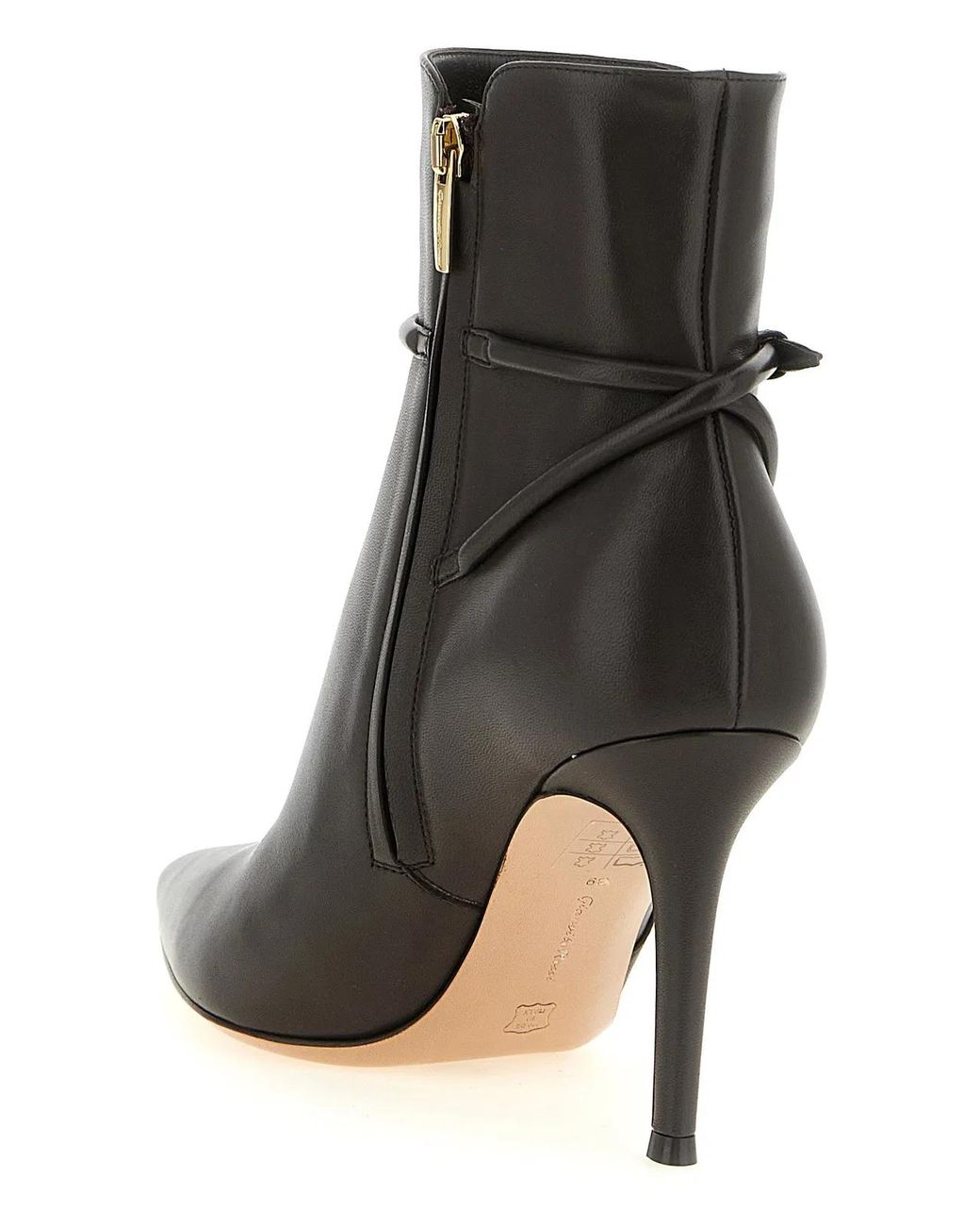 Gianvito Rossi Black 'Jungle Mamba' Ankle Boots