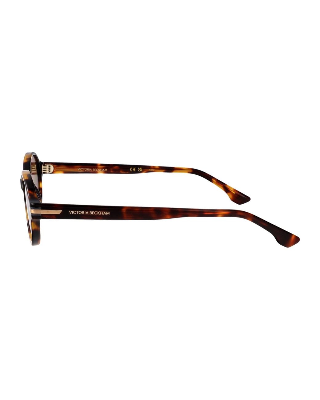 Victoria Beckham Brown Acetate Sunglasses