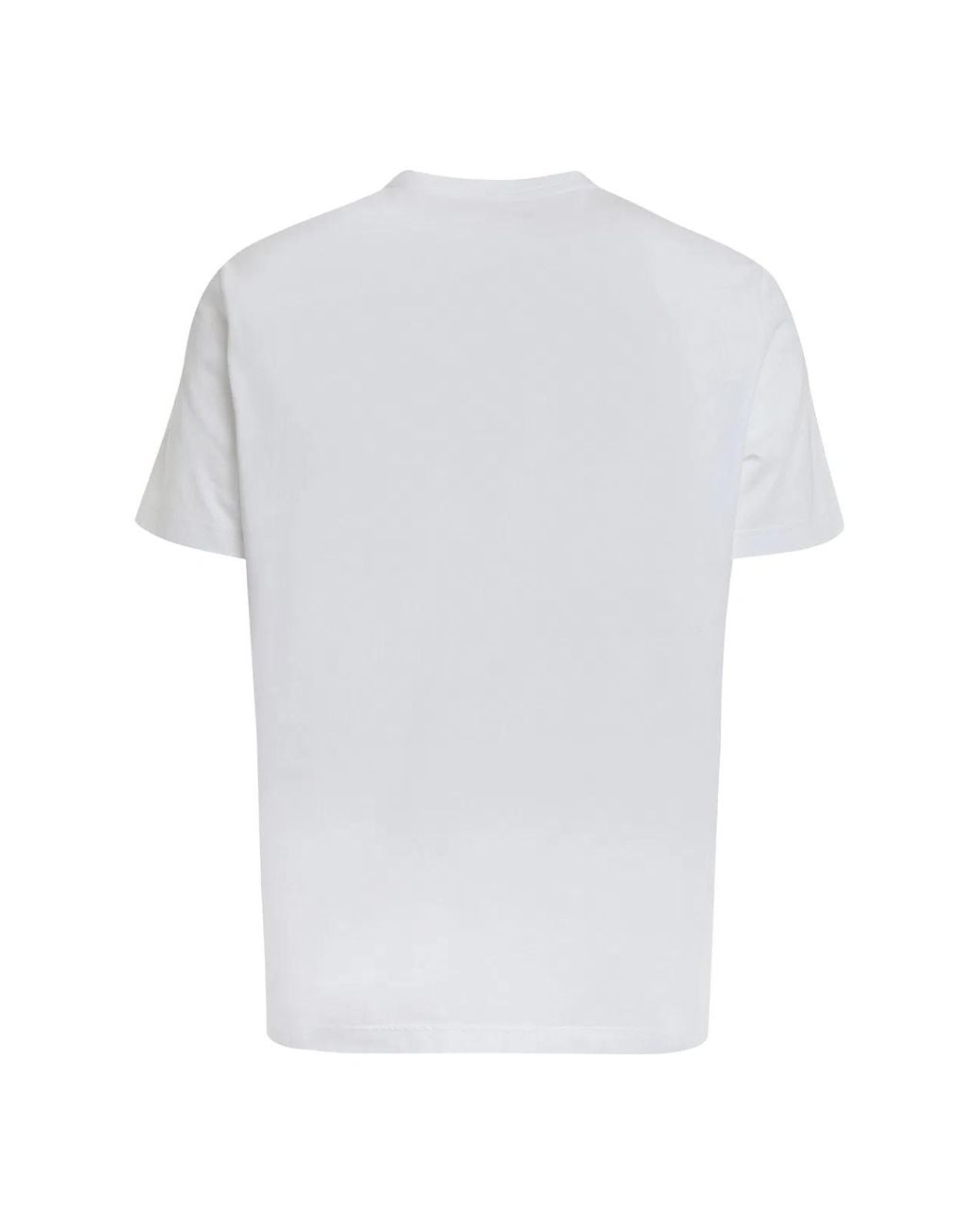 Golden Goose Deluxe Brand White Minimalist Short-Sleeve T-Shirt With Star Logo for men