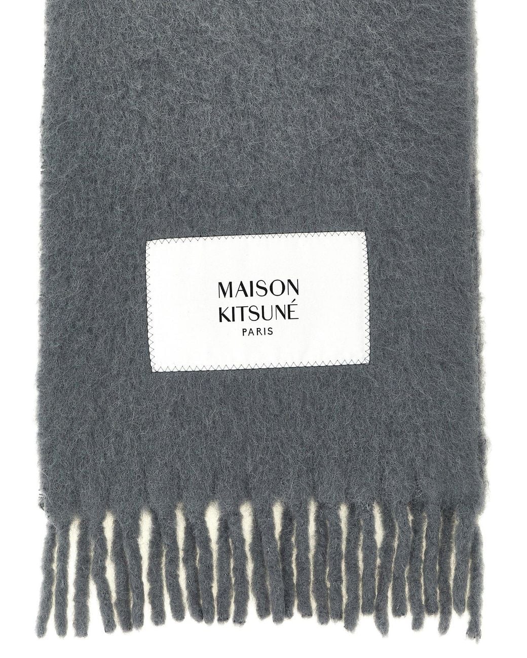 Maison Kitsuné Gray 'Gradient' Scarf for men