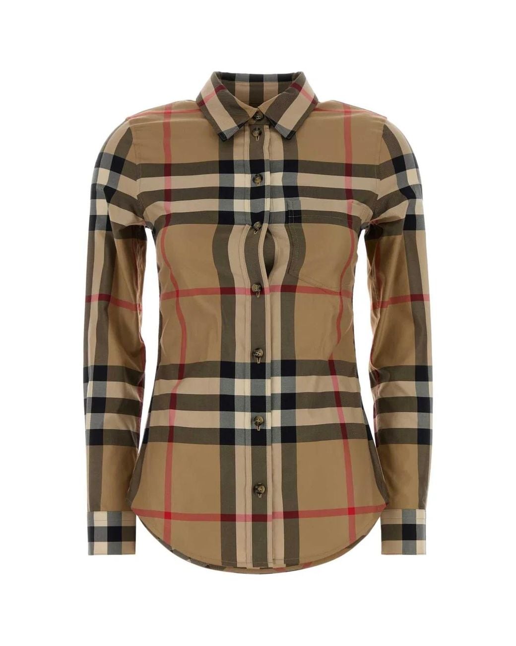 Burberry Multicolor Double-Breasted Wool Jacket