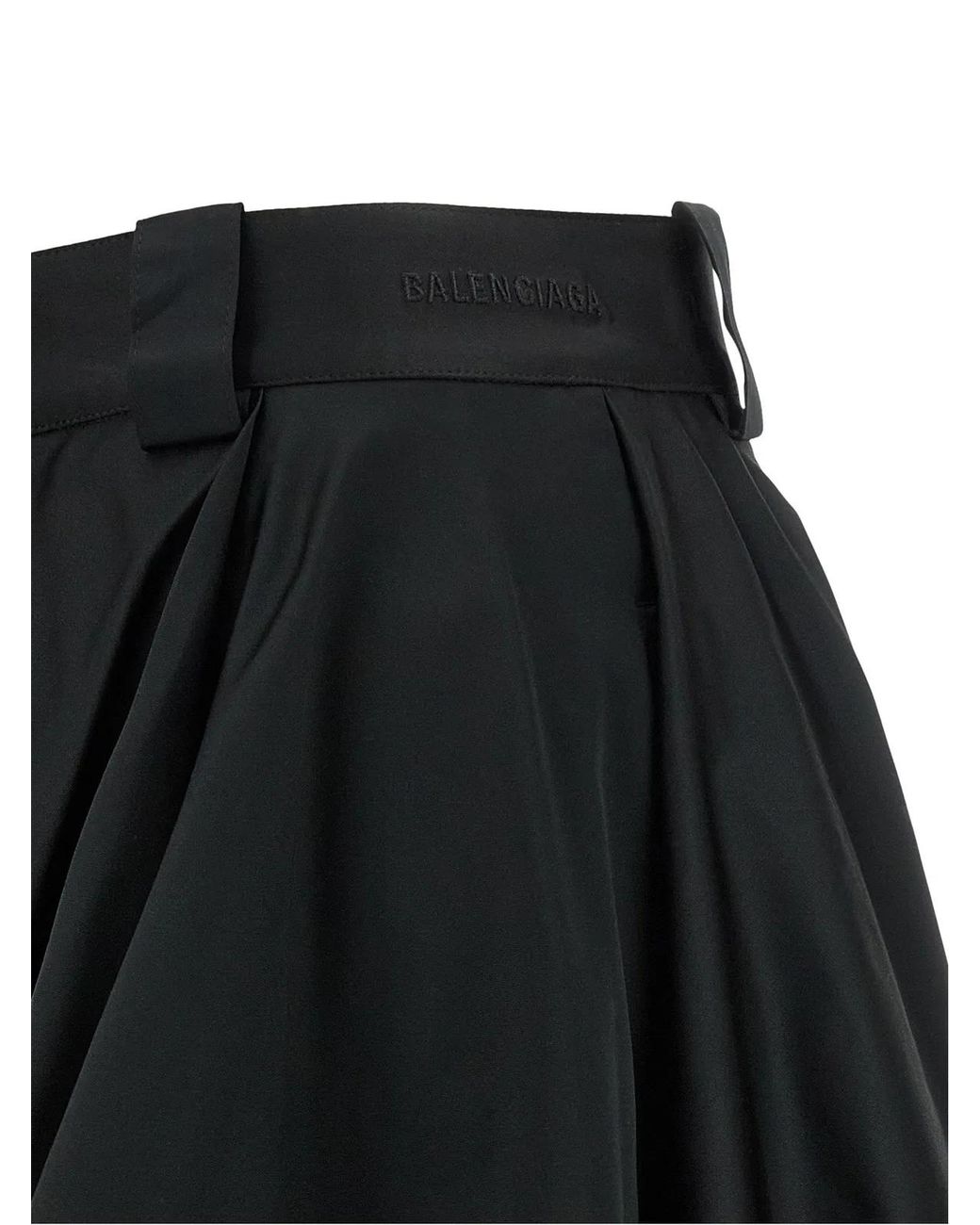 Balenciaga Black 'Balloon' Bermuda Shorts