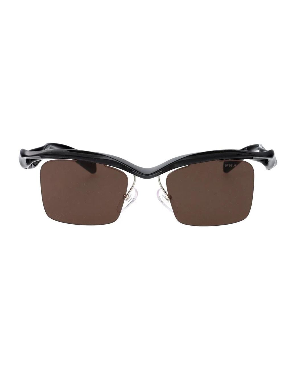 Prada Brown Nylon Sunglasses