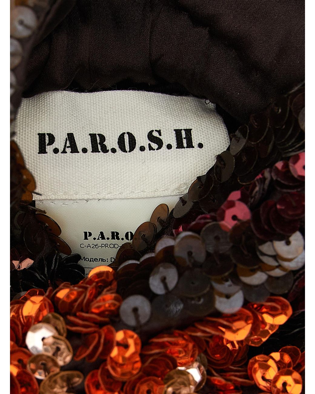 P.A.R.O.S.H. Brown P.A.R.O.S.H. 'Gla' Shoulder Bag
