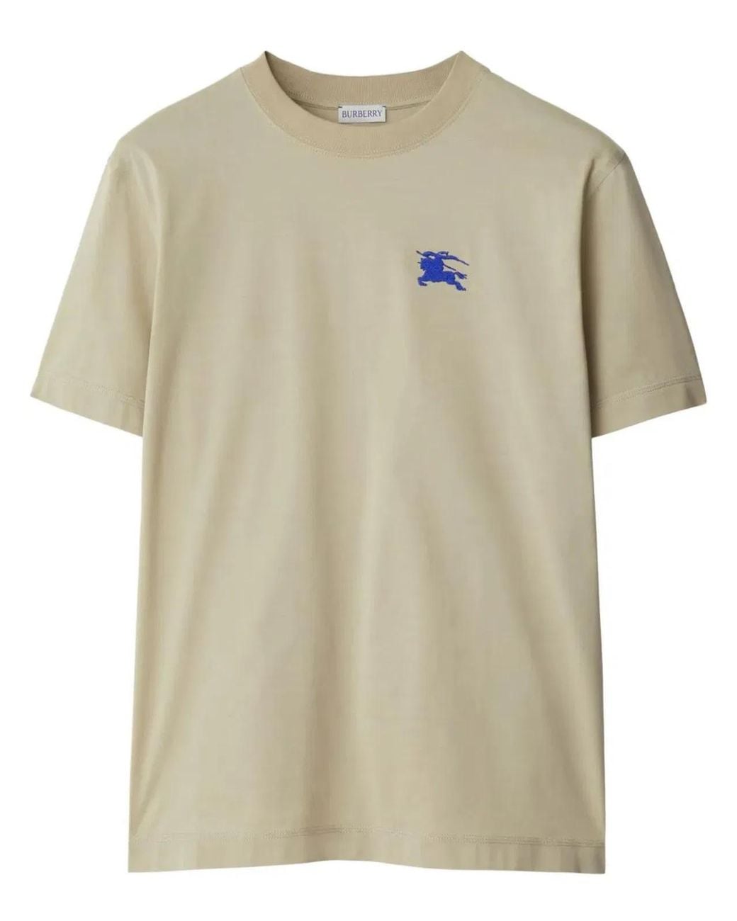 Burberry Natural Cotton T-Shirt T-Shirts And Polos for men