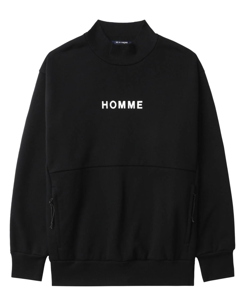 Comme des Garçons Black Cotton Jersey Panel Sweater T-Shirt for men