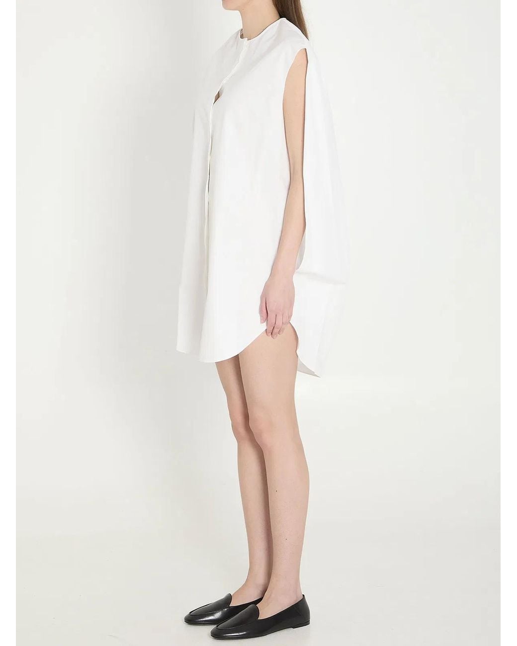 Jacquemus White Berlingot Midi Dress