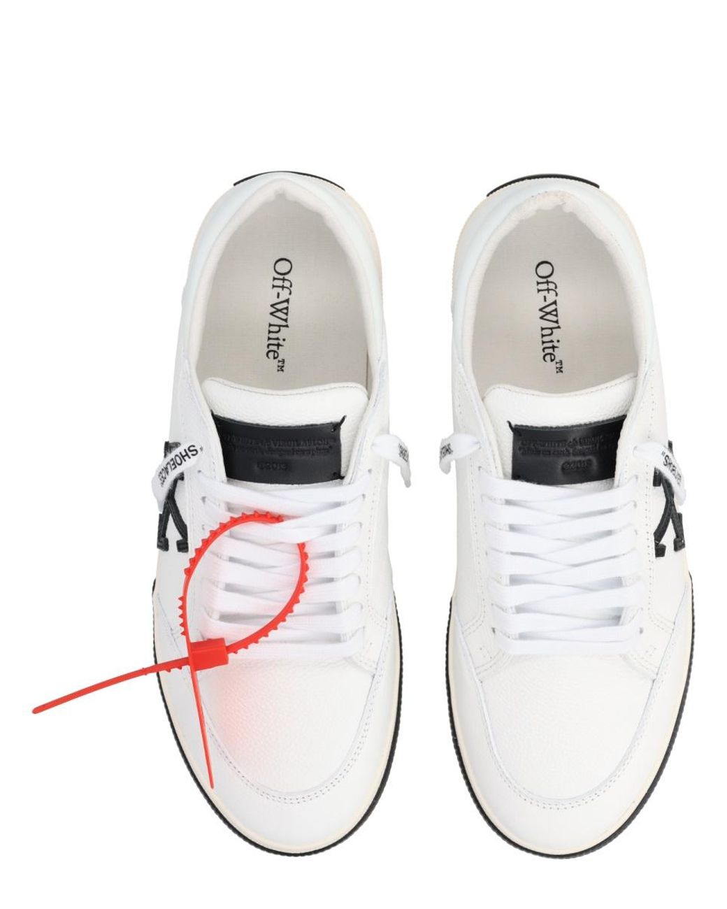 Off-White c/o Virgil Abloh White Vulcanized Low Sneakers for men