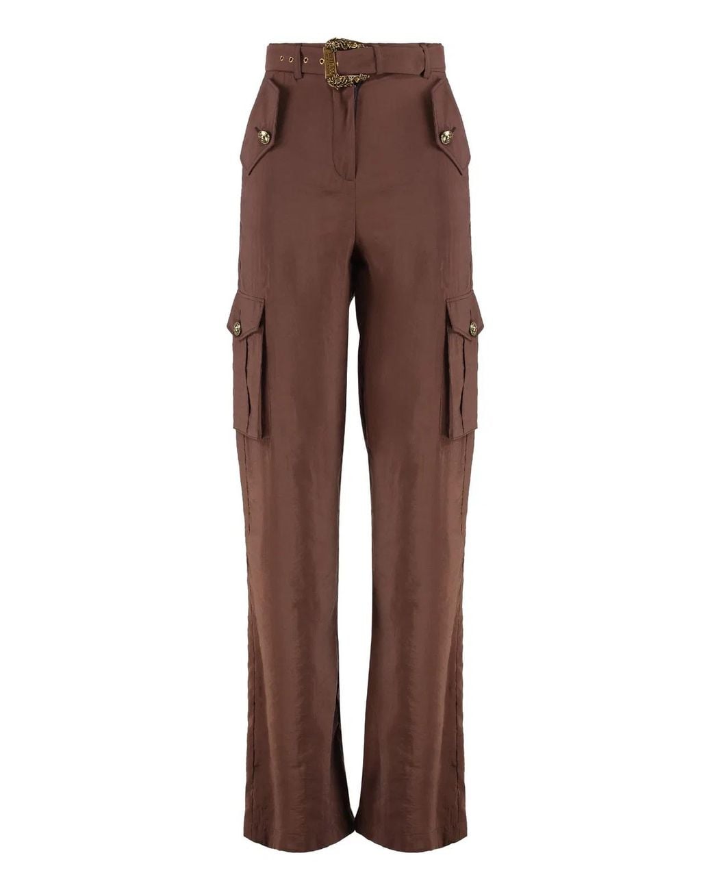 Versace Jeans Couture Brown Cargo Trousers