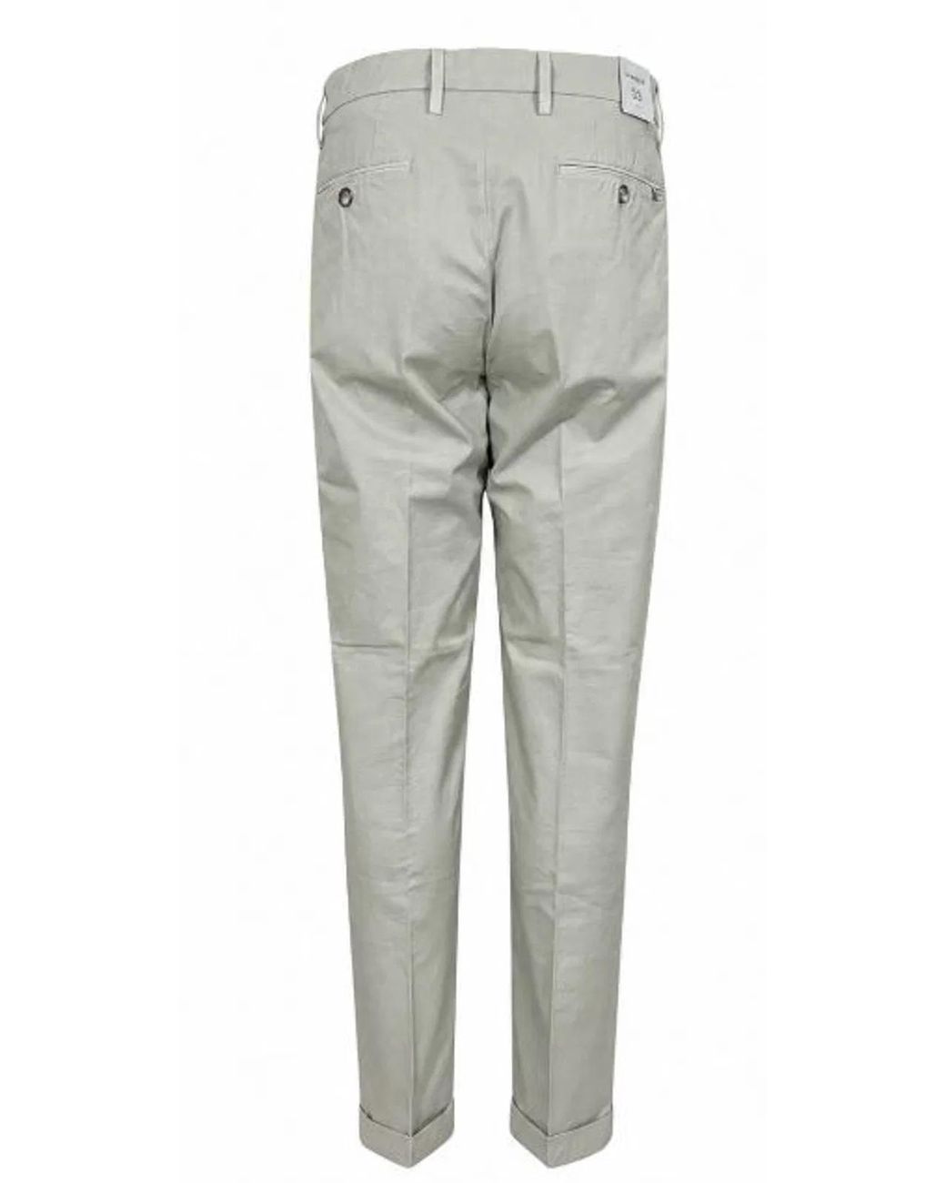 Re-hash Natural Light Turn Up Trousers for men