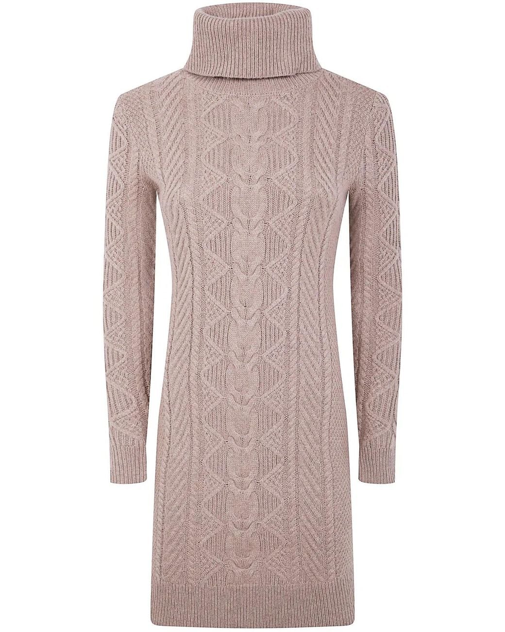 Ralph Lauren Gray "Hurava" Long Sleeves Day Dress