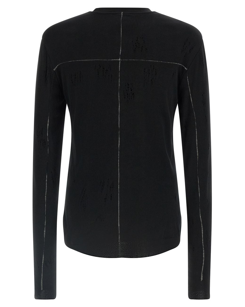 Thom Krom Black Cotton T-Shirt for men