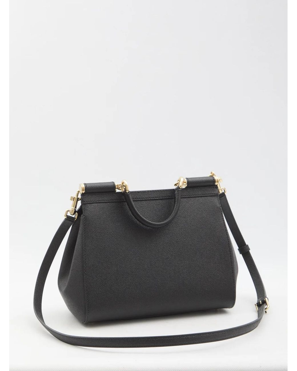 Dolce & Gabbana Black Dolce&Gabbana Large Sicily Bag