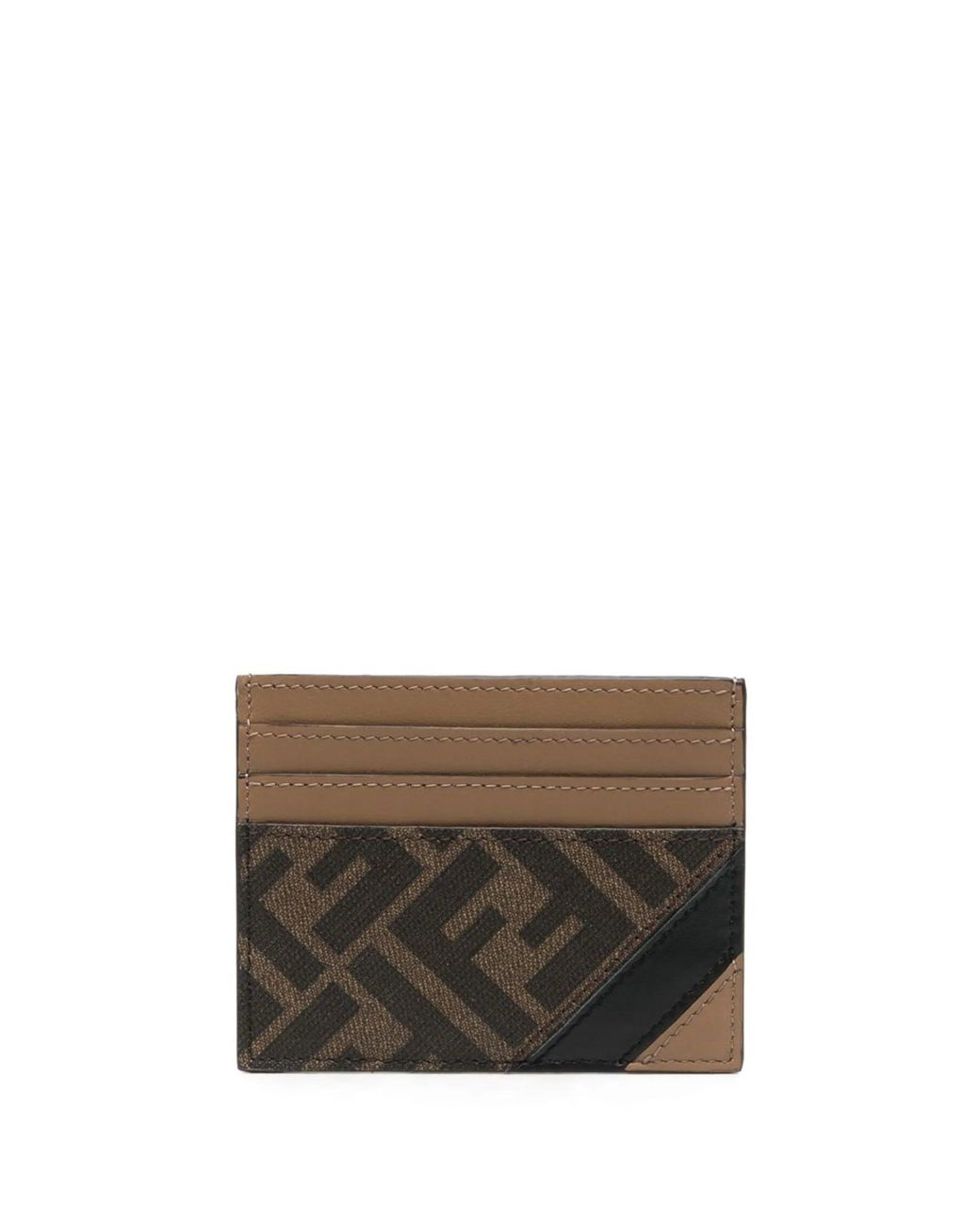 Fendi Brown Card Holder for men