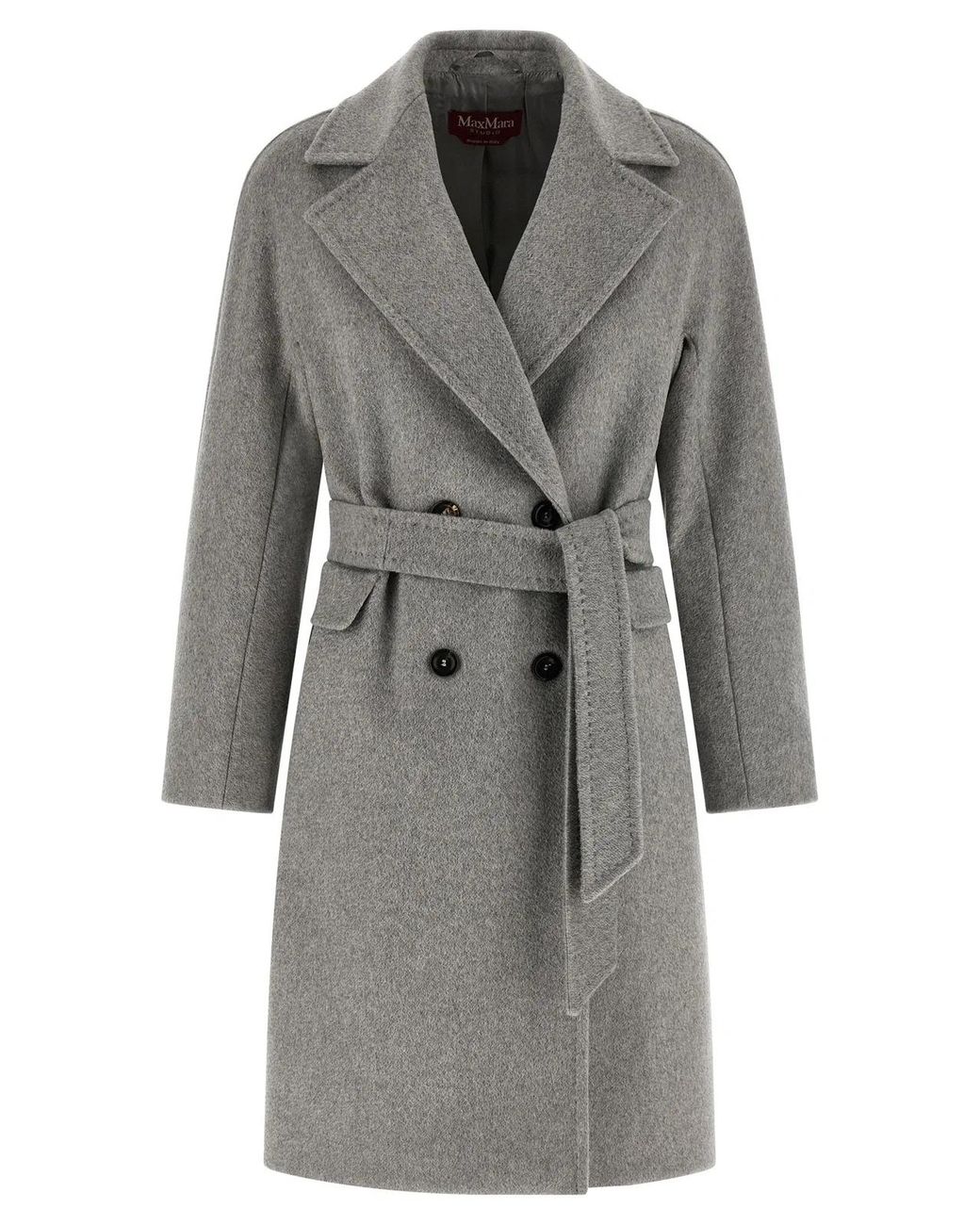 Max Mara Gray 'Panteon' Coat