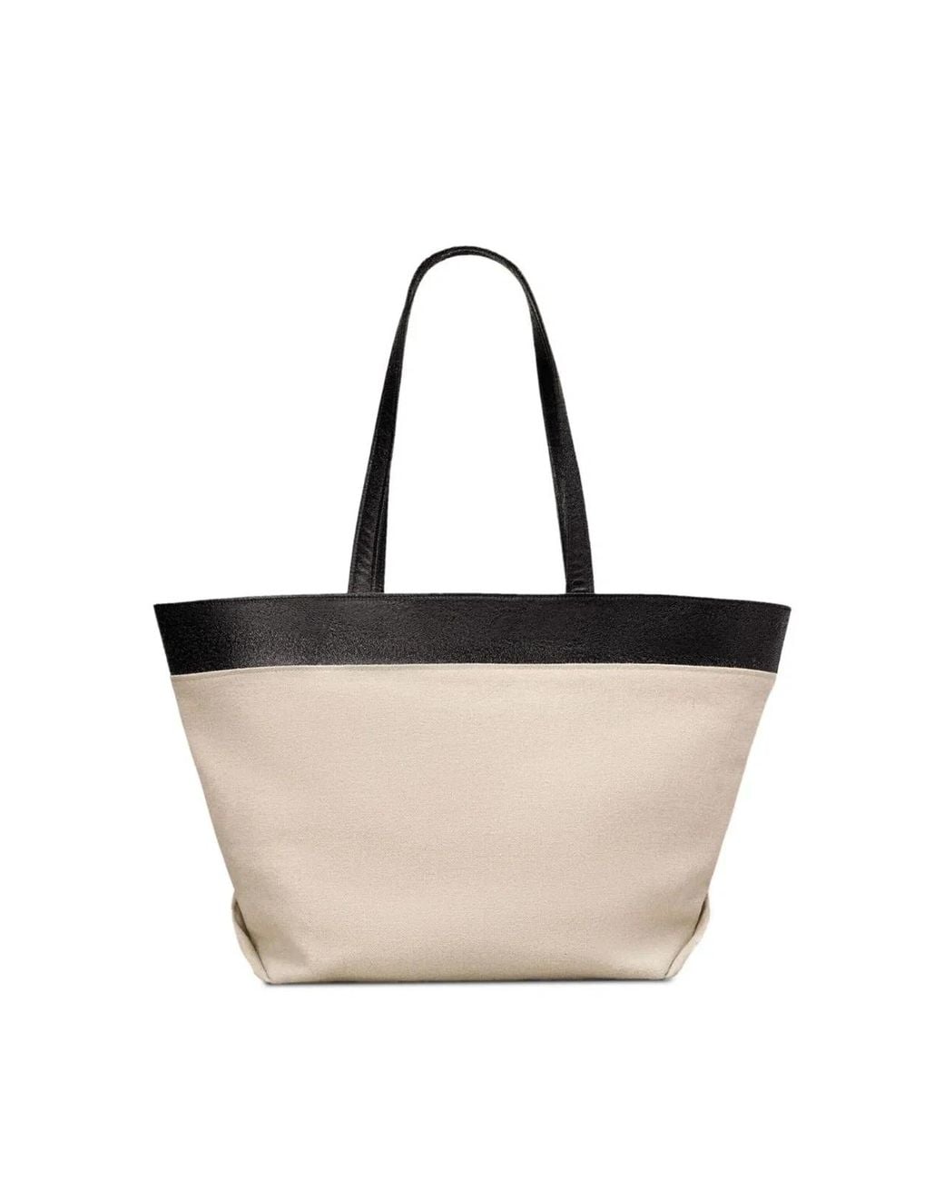 AMI Natural East West Logo Tote Bag for men
