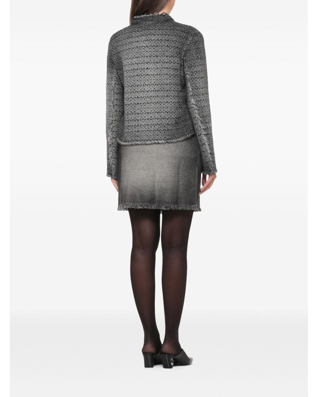 Avant Toi Black Wool Crewneck Jacket