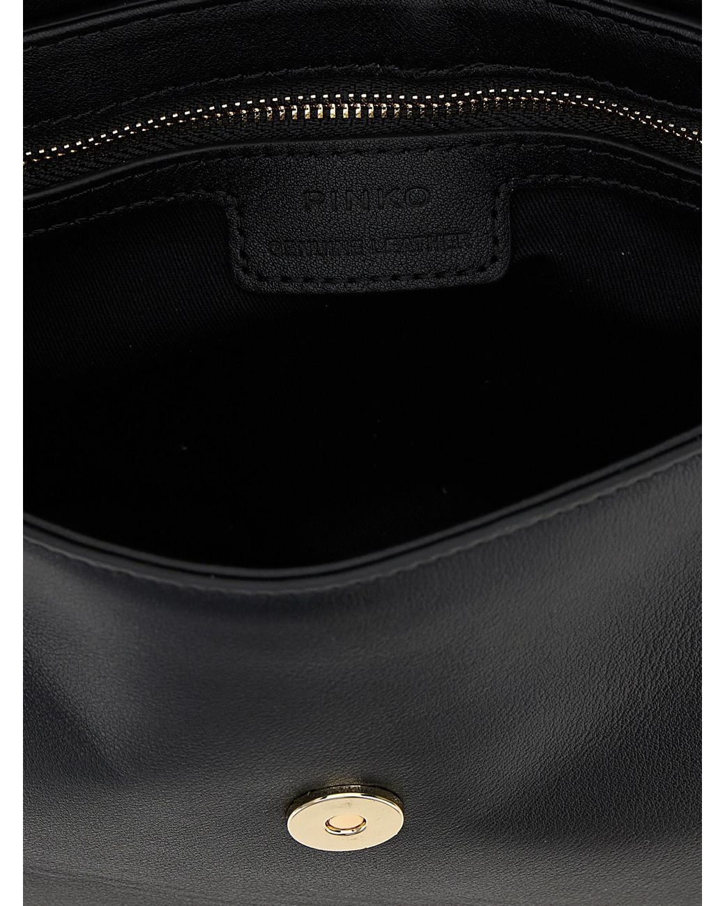 Pinko Black 'Saddle Mini' Crossbody Bag
